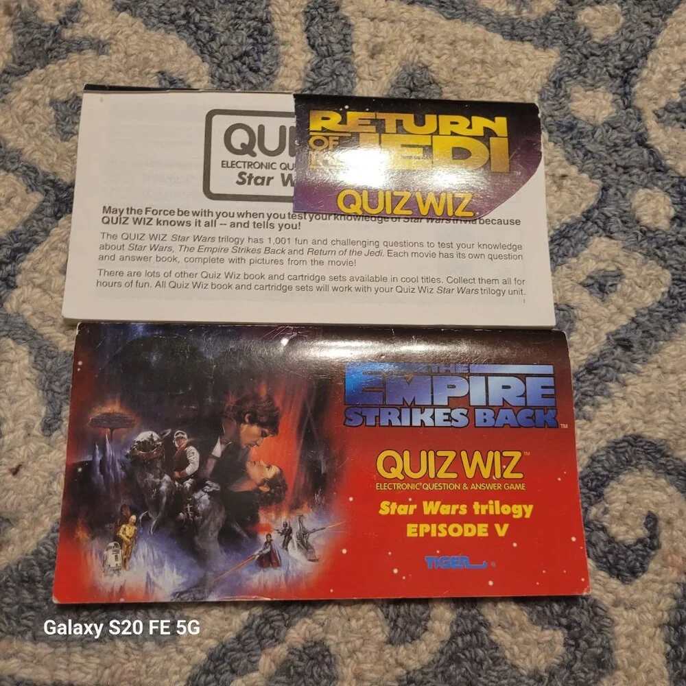 Vintage Star Wars Quiz Wiz